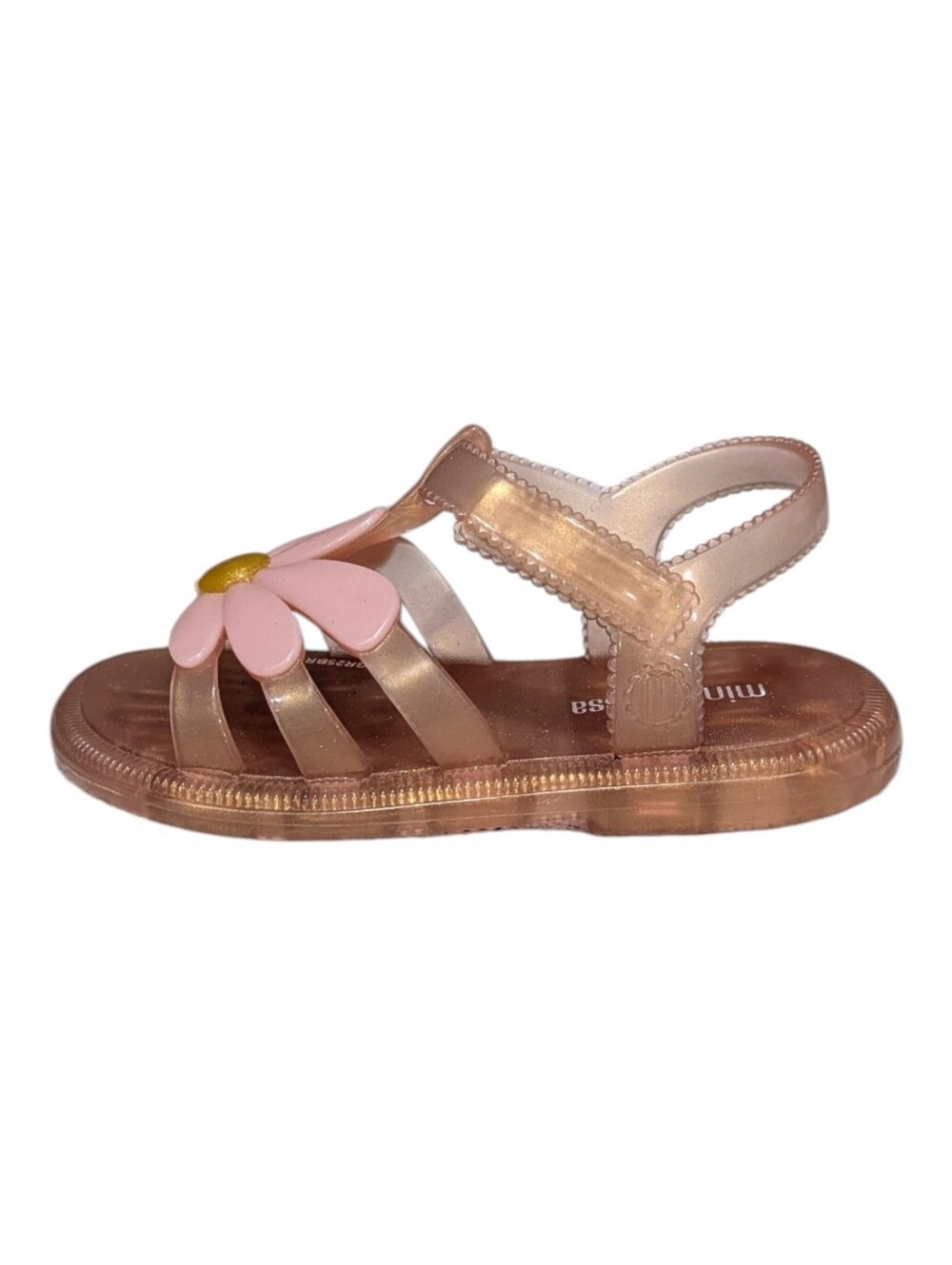 Mini Melissa Kids Flower Rubber Strappy Sandals